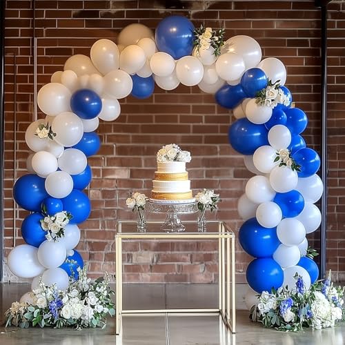 RUBFAC 129pcs Dark Blue Balloons Different Sizes 18 12 10 5 Inch for Garland Arch for Birthday Gender Reveal Baby Shower Graduation Party Decoration - Image 4