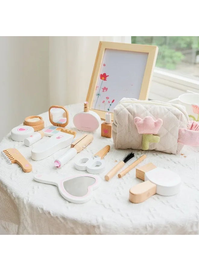 Factory Price - Alice Kids Realistic Wooden Dressing Table - White - Image 5