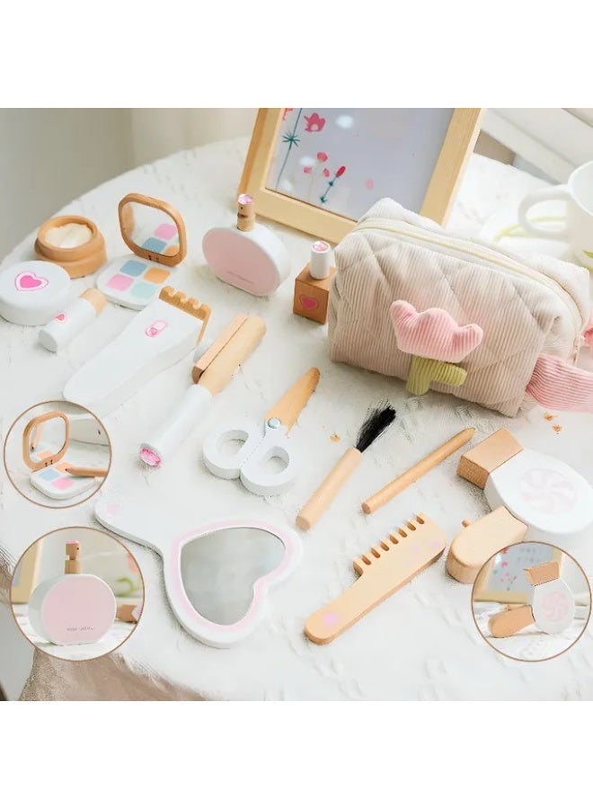 Factory Price - Alice Kids Realistic Wooden Dressing Table - White - Image 2