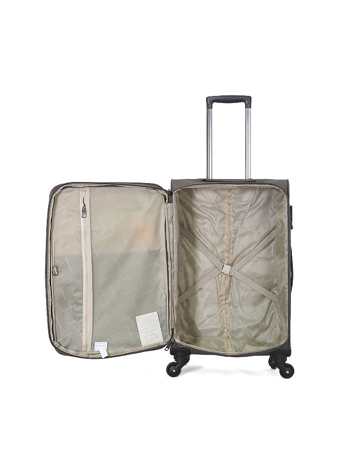 GIORDANO Giordano Softside Luggage Trolley Bag 3 Pieces Set,Brown  - Image 3