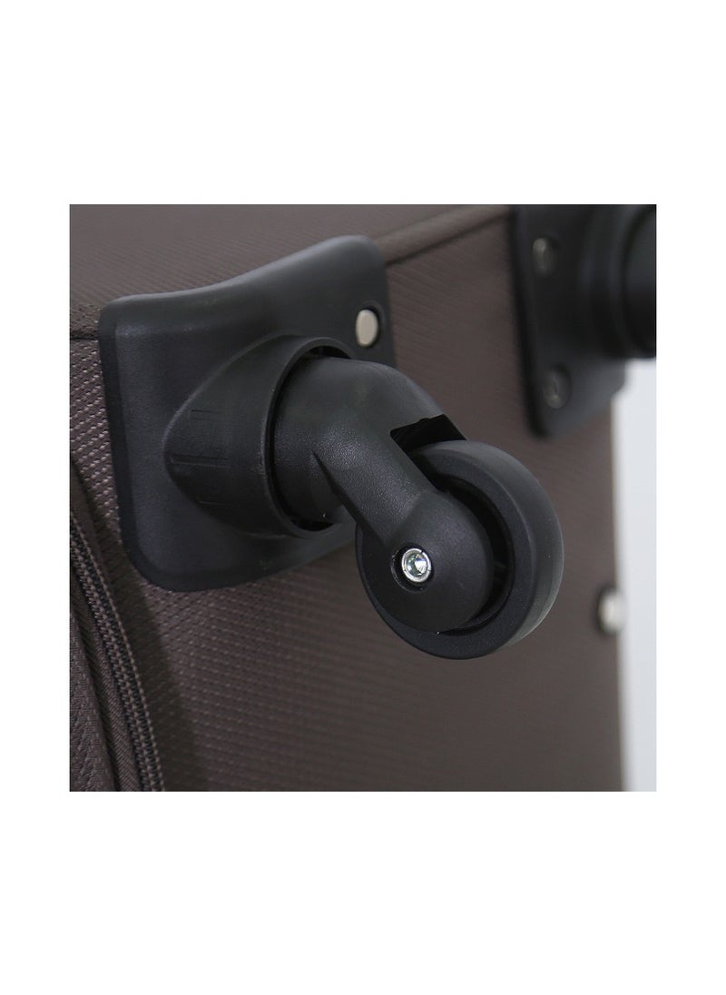 GIORDANO - Giordano Softside Luggage Trolley Bag 3 Pieces Set,Brown - Image 1