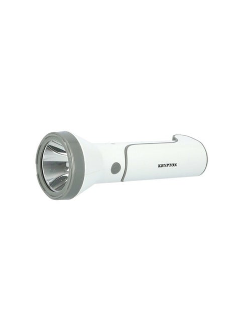 Krypton Knfl5158 Rechargeable Flashlight - High Lumen LED Flashlight, Different Modes With Lamp Work Light, Foldable, Handheld Light, Ideal For Camping, Emergency & Study Lamp, 2 Years Warranty