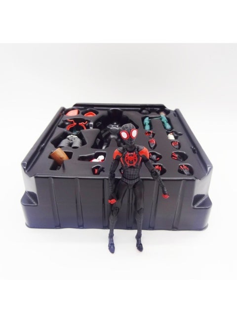 Marvel SHF Spider-Man Parallel Universe 2 Vertical And Transverse Universe Miles Movable Boxed Hand Model