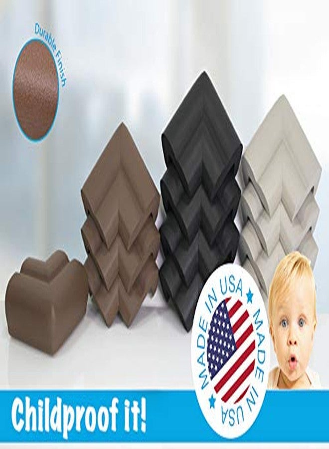 Kidkusion 8 Piece Jumbo Corner Guards, Brown - Image 4