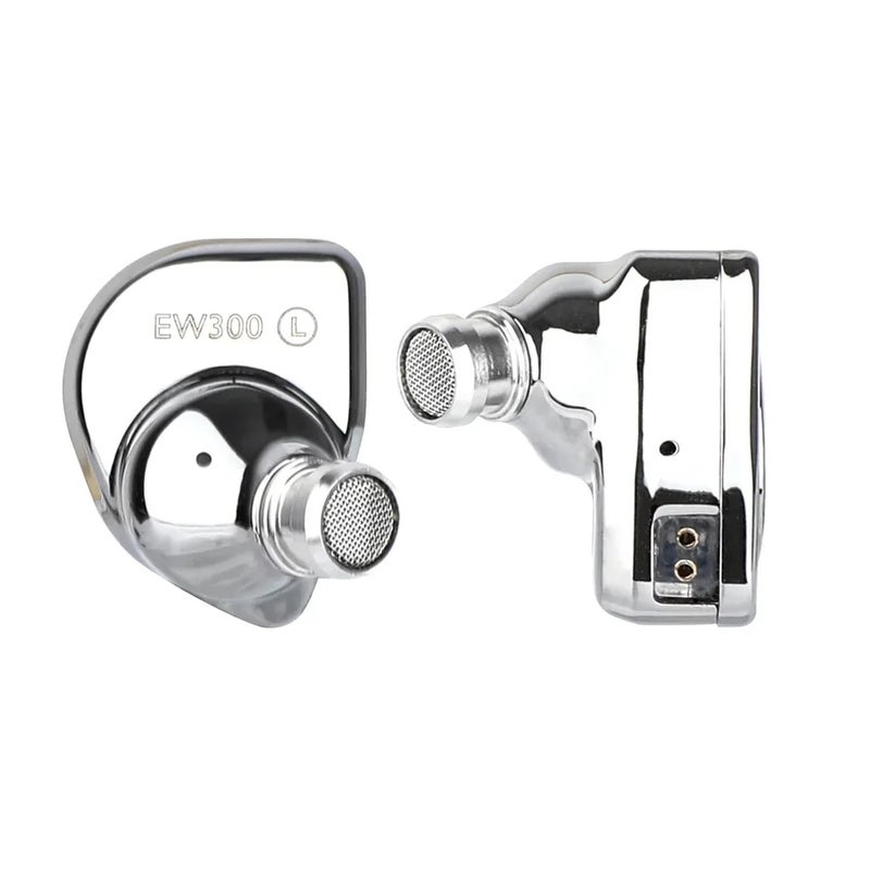 Linsoul Simgot EW300 1DD+1Planar+1PZT Hybrid Driver IEM Hifi Earphones with Detachable Nozzles Silver-Plated OFC IEM Cable for Musician 5696302 - Image 4