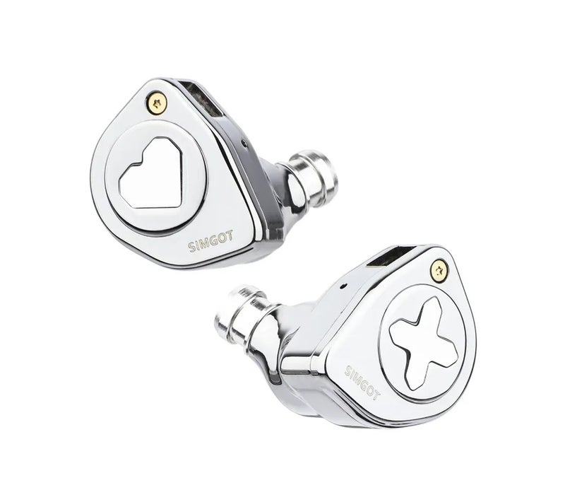 Linsoul Simgot EW300 1DD+1Planar+1PZT Hybrid Driver IEM Hifi Earphones with Detachable Nozzles Silver-Plated OFC IEM Cable for Musician 5696302 - Image 3