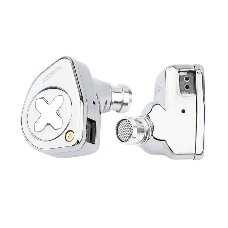 Linsoul Simgot EW300 1DD+1Planar+1PZT Hybrid Driver IEM Hifi Earphones with Detachable Nozzles Silver-Plated OFC IEM Cable for Musician 5696302 - Image 5