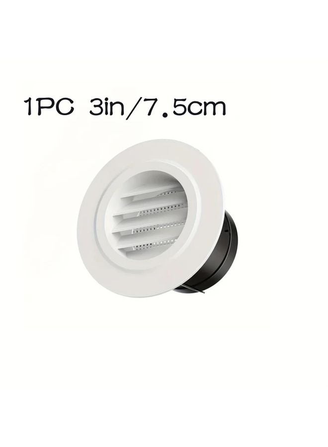 3 Inch Slanted Ventilation Device Insect Rain Proof Ceiling Wall Mount All Season Air - Image 4