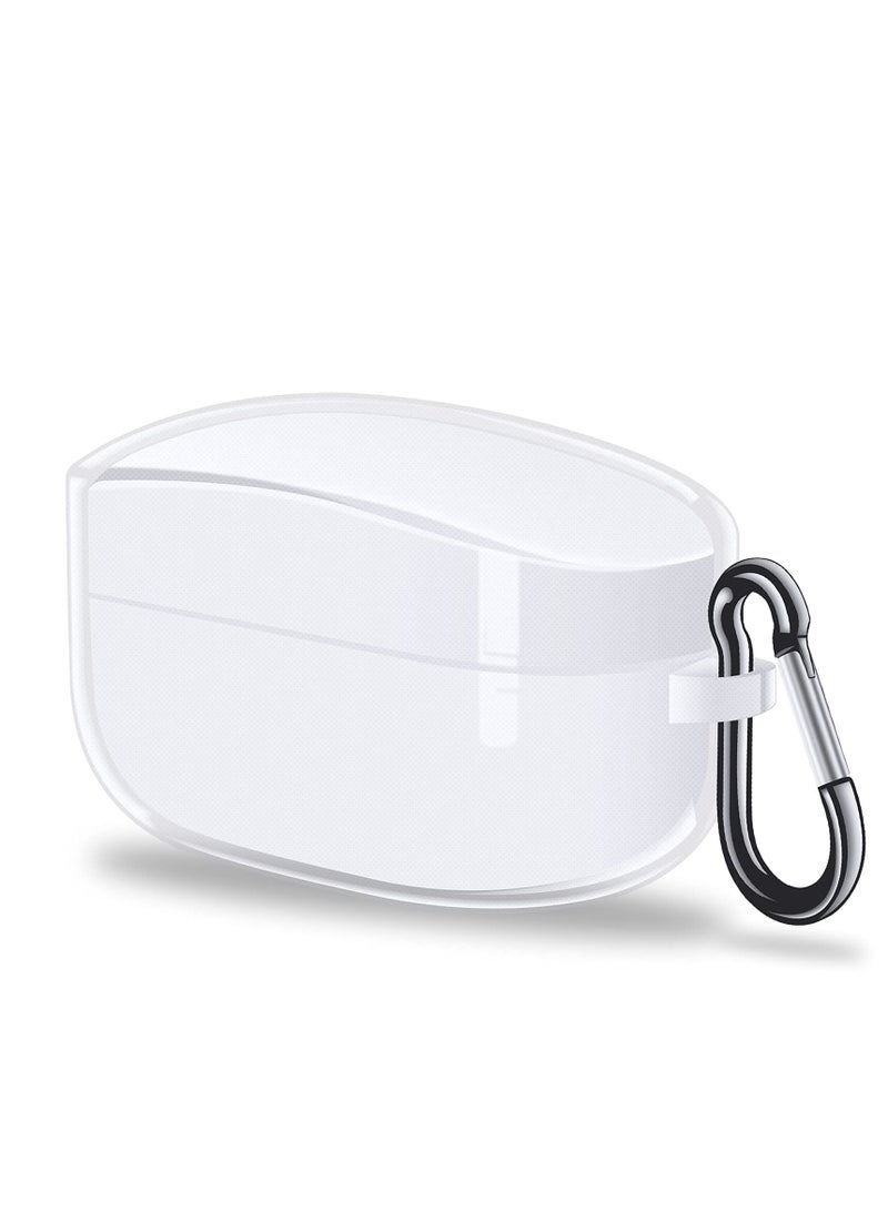 SOLARAE Durable Shockproof Full Body Protective Case for Sony WF-1000XM4 Wireless Earbuds, Made of TPU with Keychain, Transparent Design for Enhanced Protection Against Drops and Impacts. - Image 5