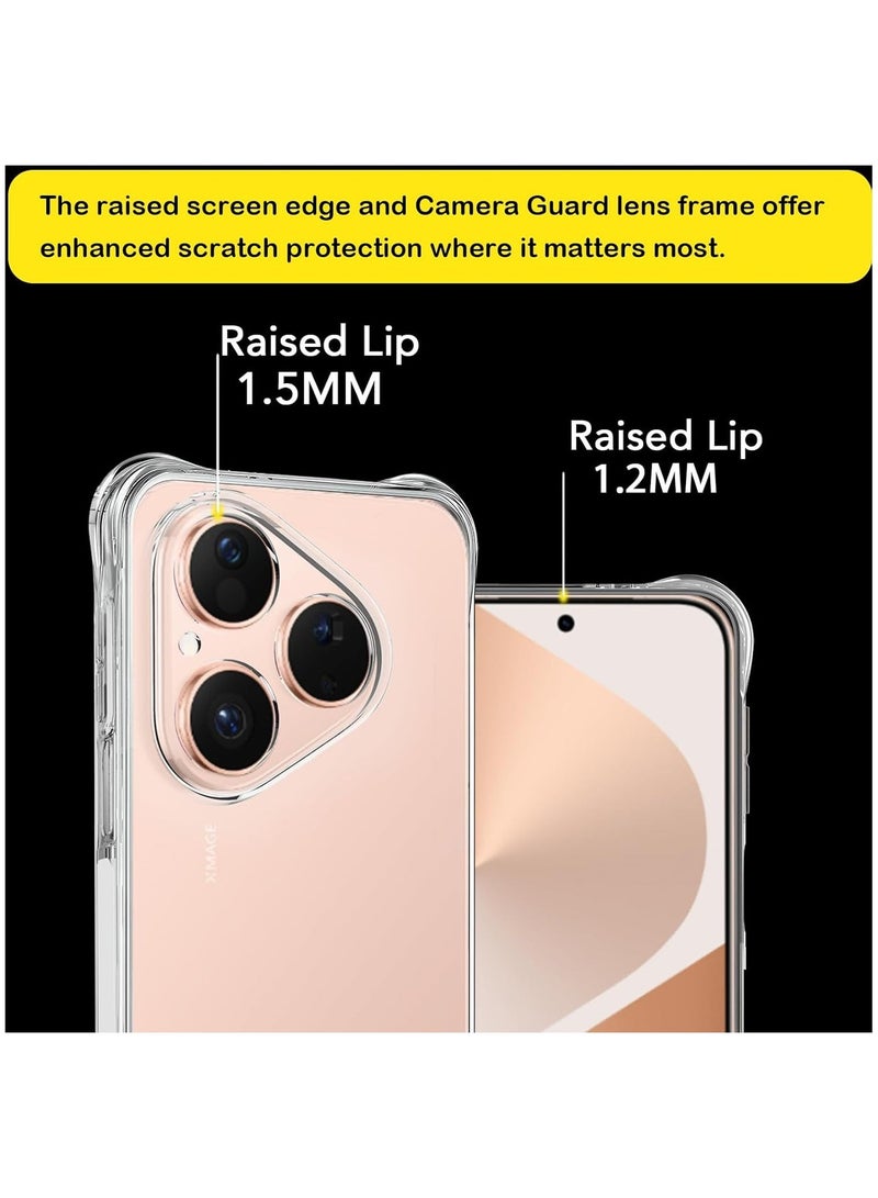 Fankalo Phone Case For Huawei Pura 80 Crystal Clear Ultra Slim Anti Scratch Shockproof Protective TPU Back Cover - Image 2