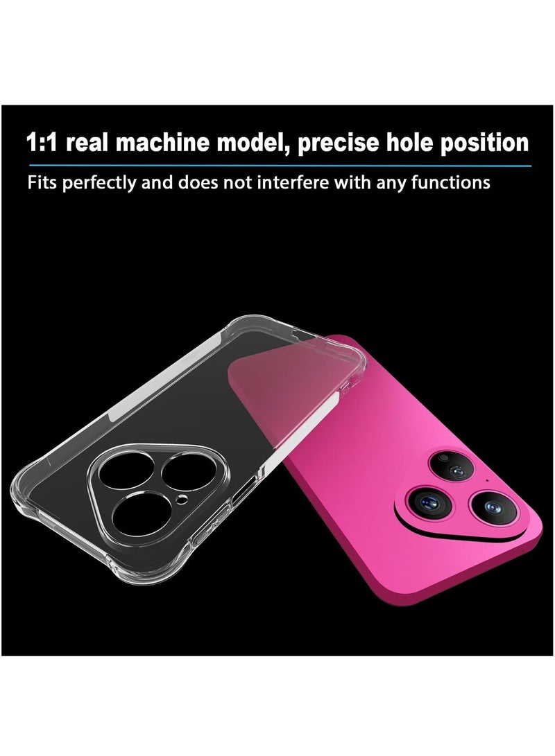 Fankalo Phone Case For Huawei Pura 80 Crystal Clear Ultra Slim Anti Scratch Shockproof Protective TPU Back Cover - Image 4