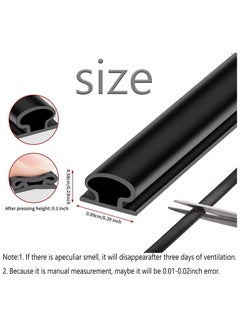 RedMapleTEK 6M Door Seals, Self-adhesive Rubber Door Insulation Seals, Windproof And Soundproof Seals For Doors And Windows  - Image 3