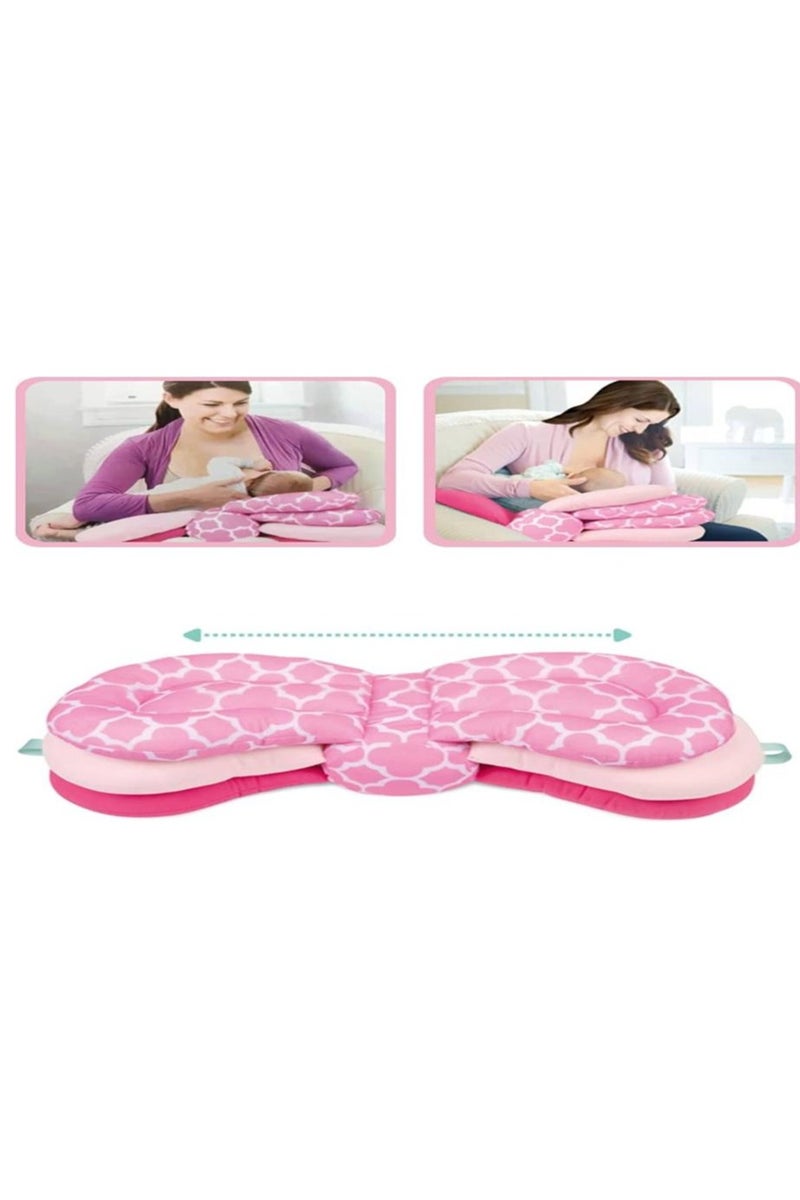 وسادة رضاعة اطفال متعددة الوظائف / زهري 3 * 1 66525