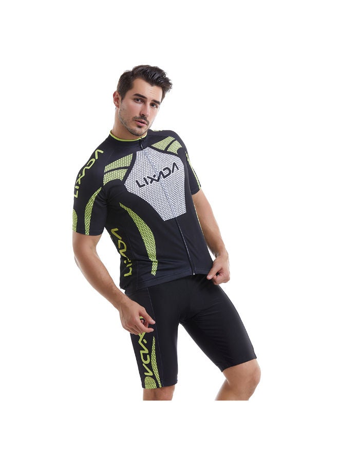 NIBEMINENT 3-Piece Breathable Cycling Suit Set - Image 2