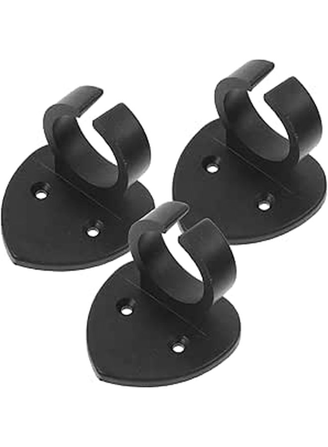 3pcs Plastic Microphone Clips for Stage Shows Adhesive Holders for Wired Wireless Mics - Image 1