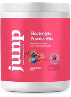JUNP Hydration Electrolyte Powder, Electrolytes Drink Mix Supplement, Zero Calories Sugar and Carbs, Kosher, Wild Berry Flavor, 90 Servings  - Image 2