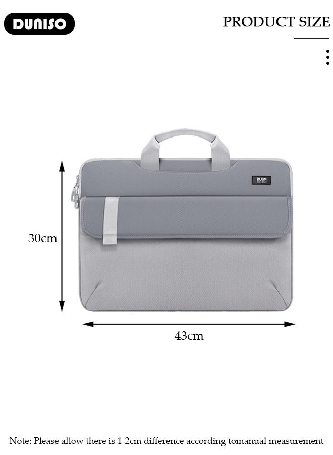 DUNISO Laptop Bag for Men or Women 15.4 Inch Computer Bag Briefcase Laptop Case Shoulder Bag with Strap Computer Cases Messenger Bag handbag for Travel/Business - Image 2