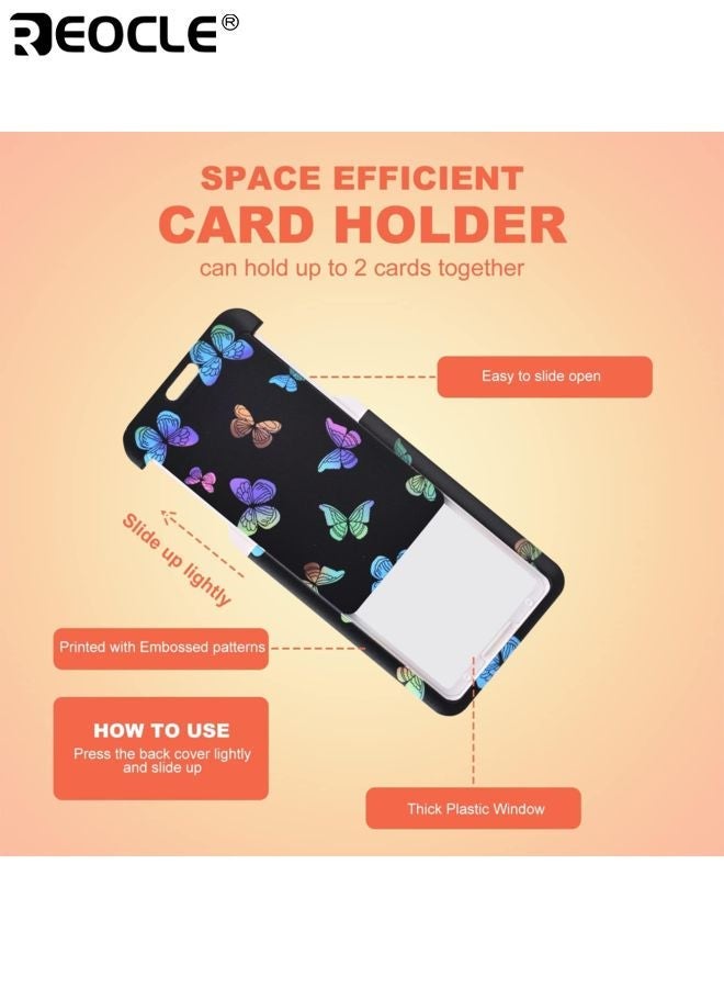 REOCLE 3PCS ID Badge Holder with Lanyard and Keys Retractable Badge Holder with Detachable Lanyard Fashionable Badge Reel Heavy Duty with Carabiner Clip for Nurse Teacher Office and School Staff - Image 3