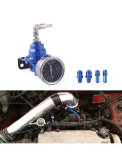 AROAQ Automotive Adjustable Fuel Pressure Regulator Oil Gauge, Economical Gas Saver Gasoline Regulator, Gas Oil Injection Pressure Regulator to Improve Car Performance, (Purple)  - Image 4