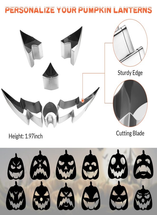 WANNTS Halloween Pumpkin Carving Kit, Safe and Easy Pumpkin Carving Set for Kids, Stainless Steel Pumpkin Carving Tools for Halloween Decoration, Gift - Image 3
