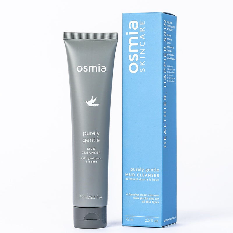 Osmia Skincare - Natural Purely Gentle Mud Cleanser | Aloe, Clay, Honey, Chamomile, Licorice Root | Strengthen, Detoxify, Soothe | Clean Beauty For Healthy Skin (2.5 fl oz | 75 ml) - Image 1