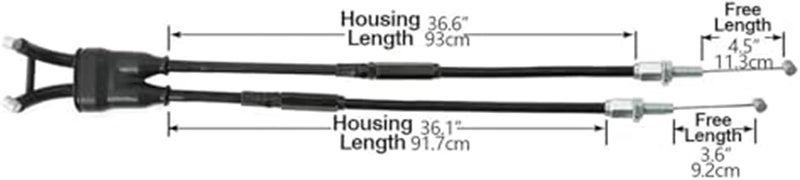 Vuzmode Throttle and Clutch Cable for KX450F 2006-2008 - Image 5