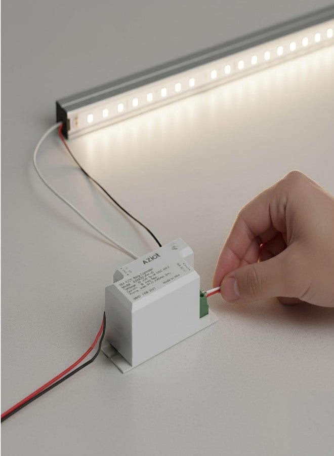 AZIOT 10A CCT Strip Light Controller, WiFi LED Controller, 12V-24VDC, Smart App & Voice Control, Adjustable Color Temperature & Brightness, No Hub Required. - Image 3