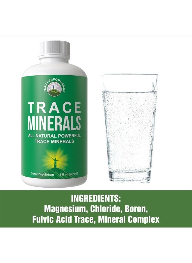 Peak Performance Ultra High Purity Trace Minerals Liquid Drops for Water. Ionic Plant Based Fulvic Trace Mineral Drop Supplement + Magnesium. Replenishes Natural Minerals, Electrolytes + Optimal pH Levels  - Image 3