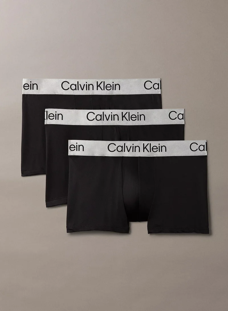 CALVIN KLEIN Brushed Micro Stripe Trunk - 3 Pack