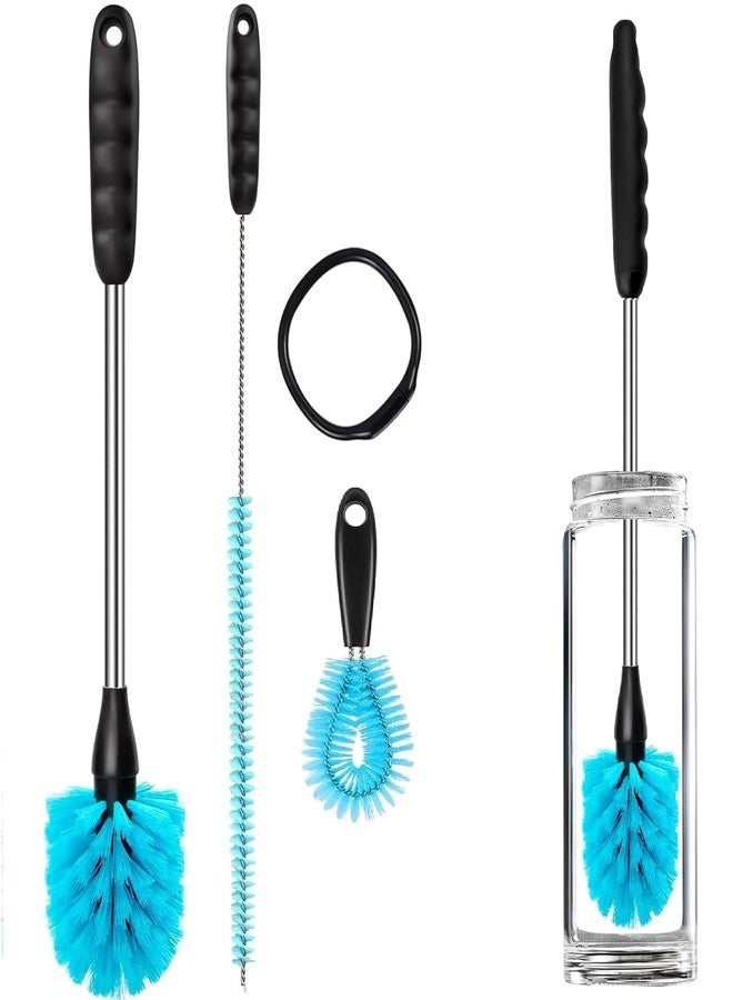 AMIQUS 3Pcs Bottle Cleaner Brush Set, 15 inch Long Handle Washing Baby Bottle Cleaning Brushes for Narrow Neck Water Bottles Tumblers Straws Coffee Mugs Sport Bottles Flasks and Thermos Lid Cup Brush - Image 1