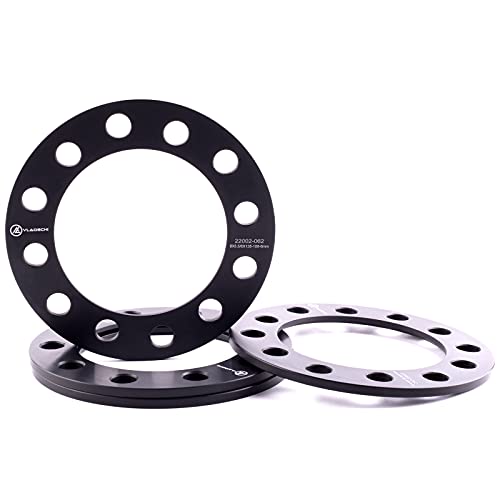 VLAOSCHI Forged 6x5.5 6x135 6x139.7 Universal Wheel Spacers 1/4 Inch (6mm) Compatible with Chevy Ford-Toyota 6 Lug for Silverado Sierra 1500 | 2004-2022 F150 | 4Runner Tacoma (6Lug Only) - Pack of 4 - Image 1