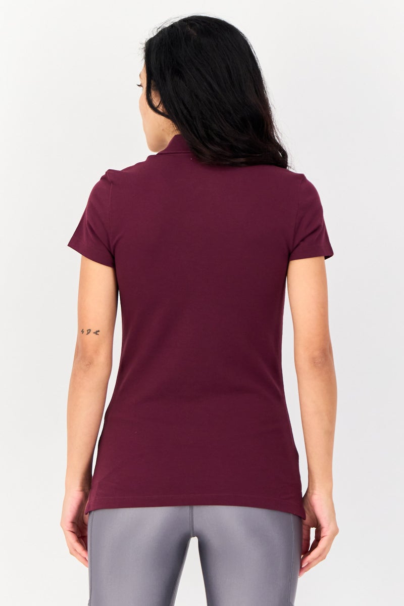 PUMA Women Regular Fit Short Sleeve Outdoor Polo Shirt, Mauve - Image 4