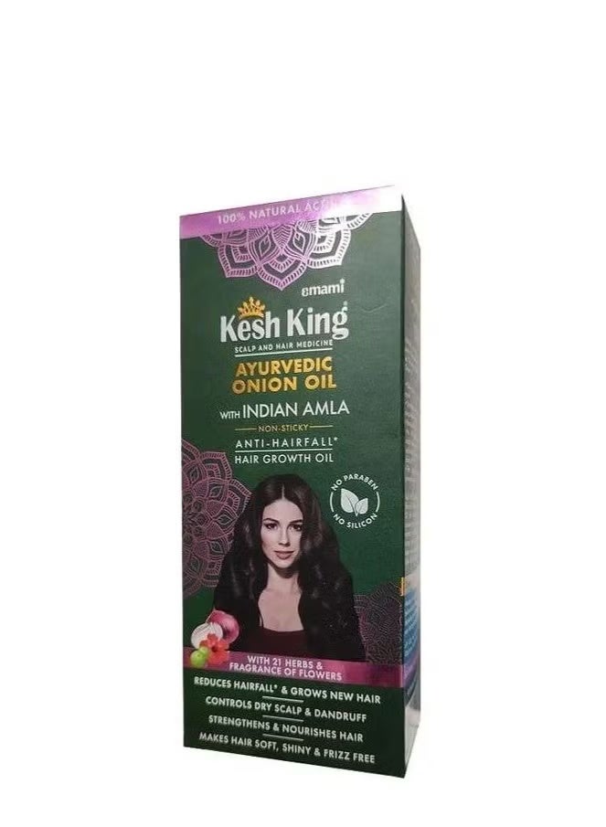 Kesh King Ayurvedic Onion Oil Scalp and Hair Medicinal Growth Oil 100ml - Image 2