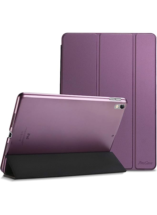 Procases For Ipad Air 3Rd Generation 10.5" 2019 / Ipad Pro 10.5" 2017, Smart Slim Stand Case Cover With Translucent Frosted Back For Ipad Air 3, Auto Sleep/Wake -Purple - Image 1