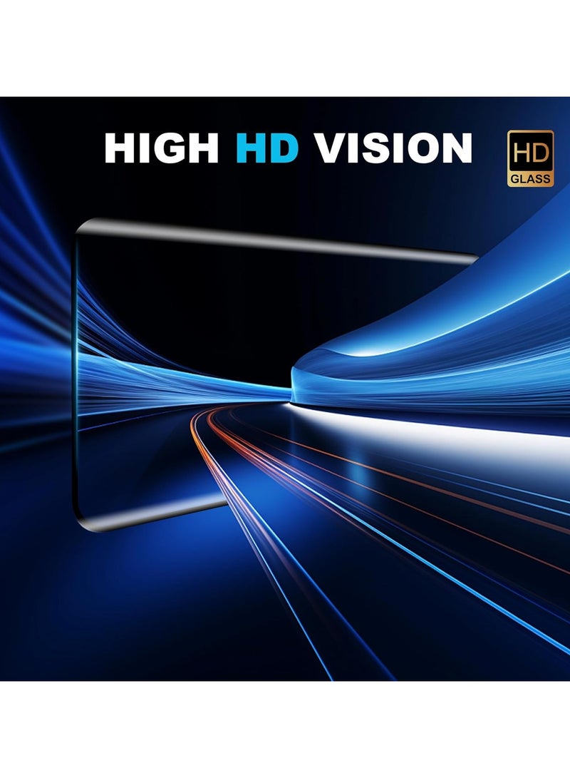 Screen Protector for Realme 14 Pro Plus Tempered Glass Protector Full Glue Edge to Edge 9H Hardness Anti Fingerprint 3D Curved Scratch Resistance Glass for Realme 14 Pro Plus  - Image 3