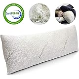 EnerPlex Never-Flat Body Pillow, CertiPUR-US Certified Adjustable Shredded Memory Foam Luxury Body Pillow, Machine - Image 1