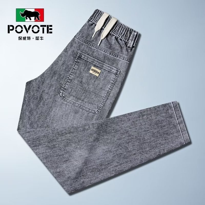 Unisex Classic Denim Jeans Loose Fit Daily Outdoor Wear - Image 4