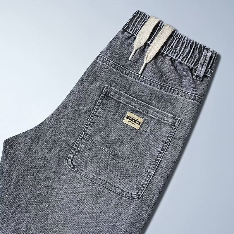 Unisex Classic Denim Jeans Loose Fit Daily Outdoor Wear - Image 3