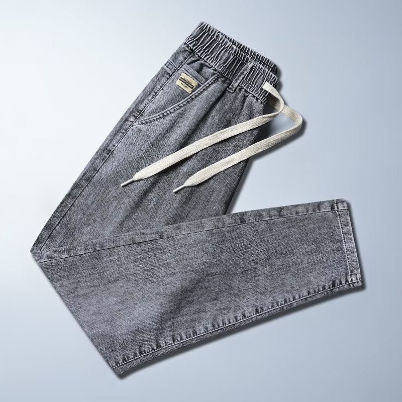 Unisex Classic Denim Jeans Loose Fit Daily Outdoor Wear - Image 2