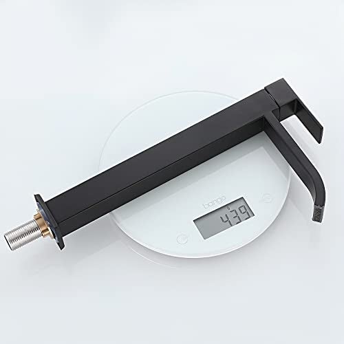Carnival Ss-304 Extended Tall Body Basin Pillar Tap(12 Inches) For Bathroom,Washbasin (Black) - Stainless Steel, Painted - Image 5