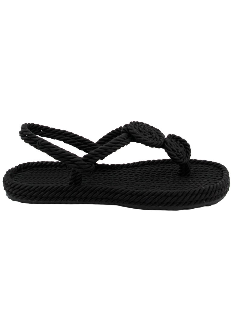 Mumka Rope Sandals Nomads Circle - Black - Image 1