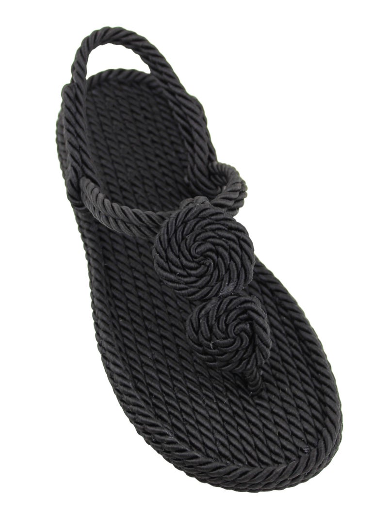 Mumka Rope Sandals Nomads Circle - Black - Image 2