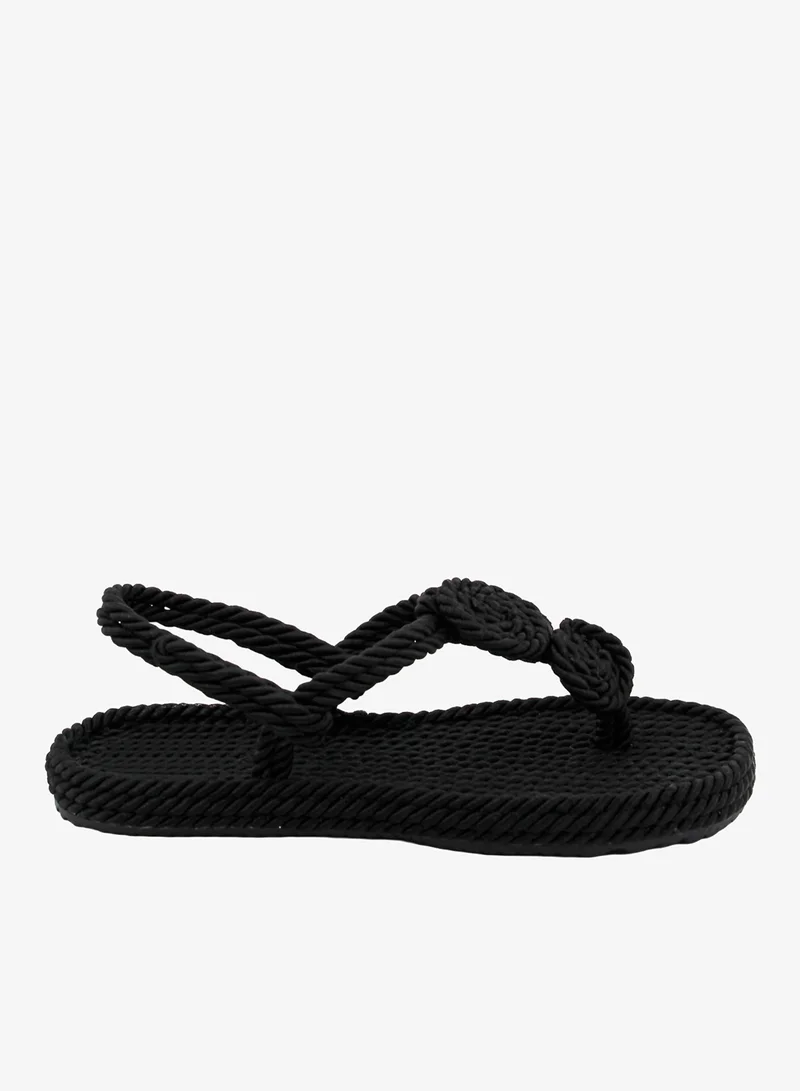 Mumka Rope Sandals Nomads Circle - Black
