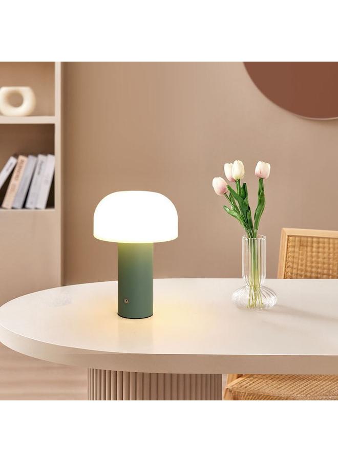 الأزرق جي دبليو مصباح الفطر الجديد القابل للتعديل باللمس USB خفيف الشحن ، فطيرة كريم فاخرة ، مصباح طاولة بجانب سطح المكتب - Image 3