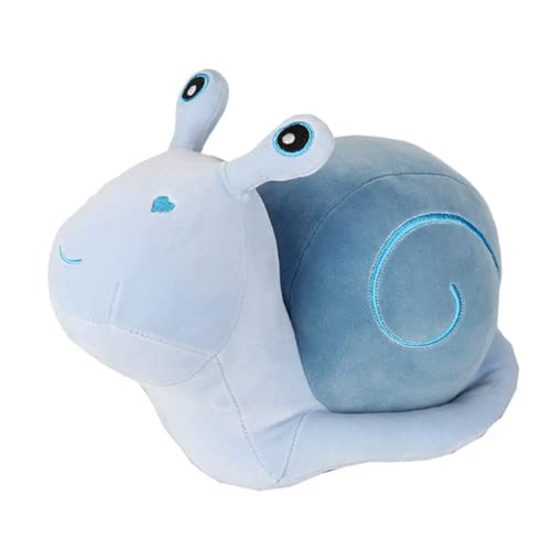 OPHRBU 8 Cute Cartoon Snail Doll Plush Toy Cute Soft Snail Plush Toy Snail Stuffed Animal Toy Big Snail Pillow Doll for Valentines Day Childrens Birthday Home Decoration Blue - Image 1
