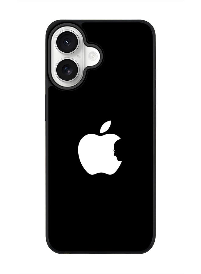 Stylizedd iPhone 17 Case, [Compatible with MagSafe] Slim Magnetic cover Phone Case iPhone 17 -Steve's Apple - Black - Image 1