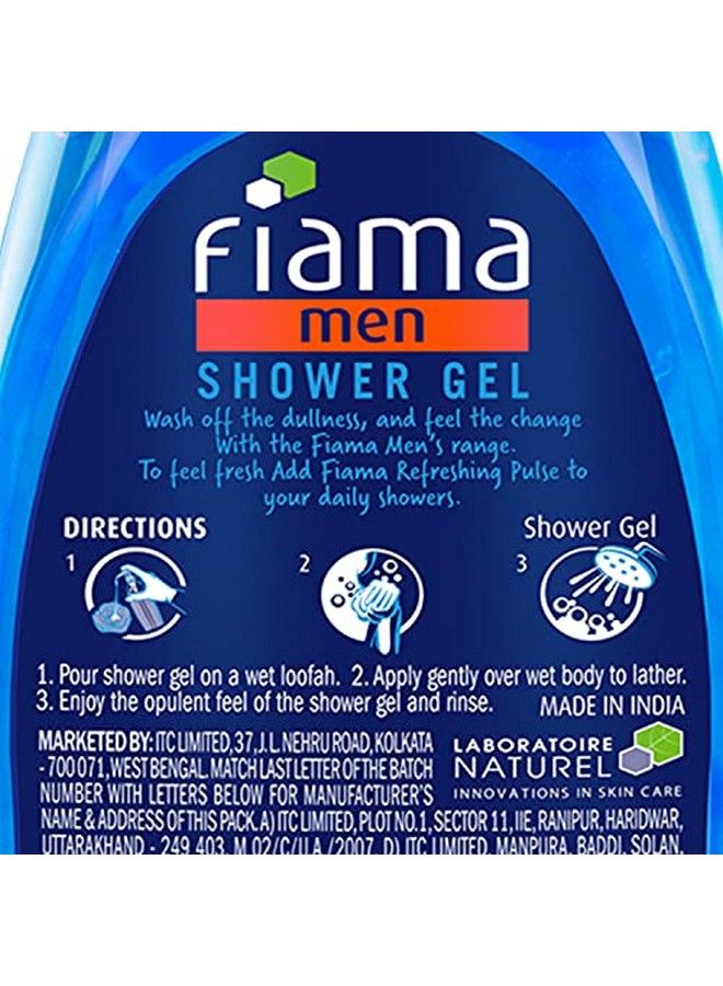 Fiama Men Shower Gel Refreshing Pulse Body Wash With Skin Conditioners For Moisturised Skin 500 Ml Pump - Image 4