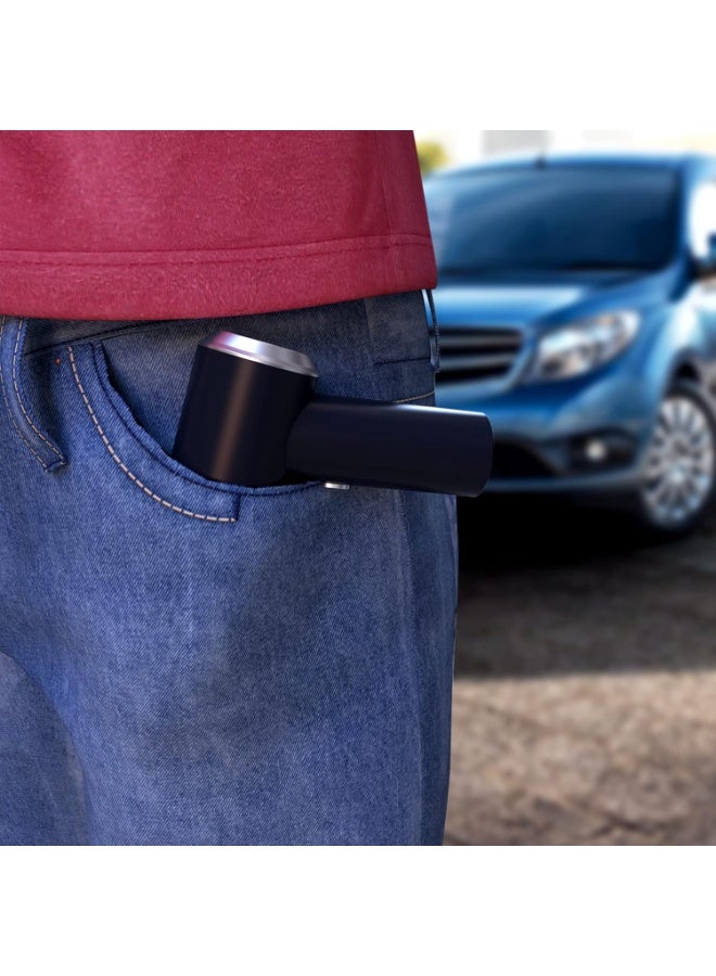 فالمر مكنسة كهربائية محمولة للسيارة ر عالية الطاقة ، مكنسة كهربائية لاسلكية صغيرة محمولة باليد، مجموعة ملحقات السيارات لتنظيف وتنظيف الجزء الداخلي للسيارة، اسود - Image 3