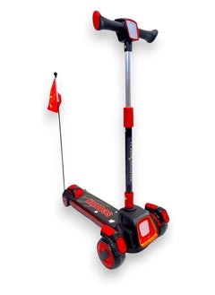 فلاش سكوتر للأطفال ، للأعمار من 3 إلى 10 سنوات - من gtgtoys (أسود)  - Image 1