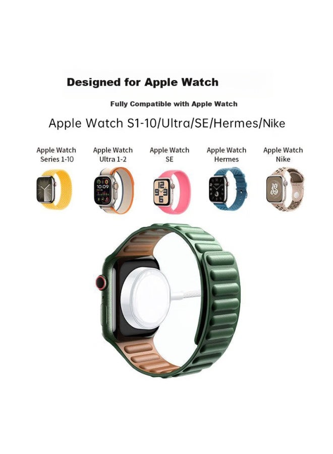 Topvork [2-Pack] Apple Watch Charger Iwatch Charging Cable Apple Watch Wireless Magnetic Portable Stand For S10/9/8/Se/Ultra2 - Image 4
